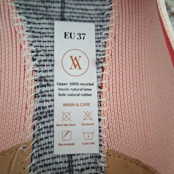 Vivaia Round-Toe Patterned Loafers Coral Red Size size 37 (6-6.5 US) - Picture 6 of 8